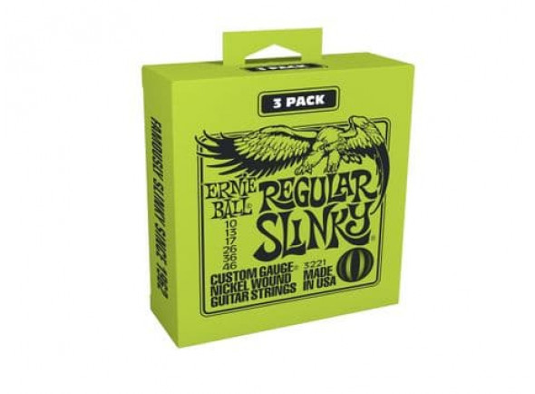Ernie Ball SLINKY LIME 10-46 TRIPACK (3) Ernie Ball SLINKY LIME 10-46 TRIPACK (3)